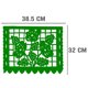 thumbnail image 4 of Papel picado artesanal DECORAMEC PAPEL PICADO guirnaldas 5 tiras 5 metros, 4 of 4