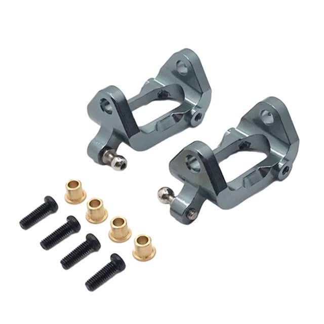 Bewildely Portador de cubo C de aleación de aluminio para coche de Control remoto para 1/18 Wltoys A949 RC, portador de cubo C de aluminio para Kits de construcción modelo titanio