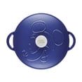 thumbnail image 3 of Olla/Cacerola Farberware. Hierro fundido Pre-curado con tapa, 26cm / 4.5L. Color azul., 3 of 6