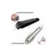 thumbnail image 2 of Alicate Para Uñas Corta Antisalpicaduras Pedicure Y Manicure 10 Pz Plata con Negro Malubero Alicate Para Uñas, 2 of 4