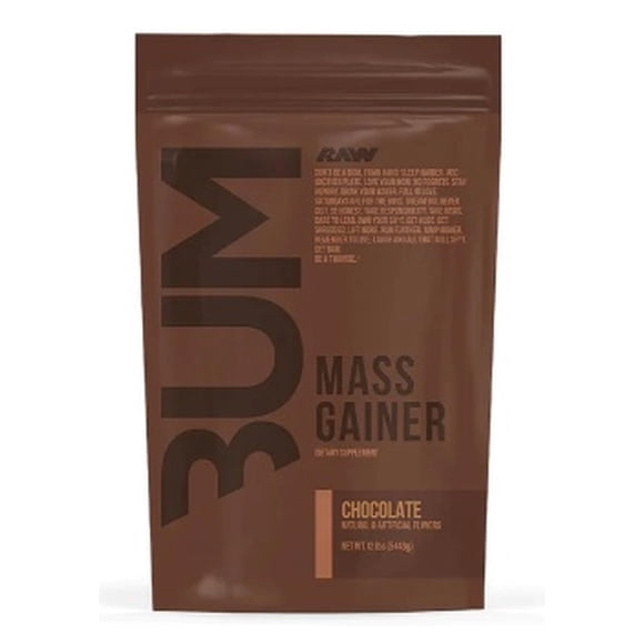 Proteína Ganador de peso RAW CBUM MASS GAINER 12 LB cafe