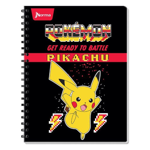 Cuaderno Norma Pokemon Cuadro chico 100 hojas