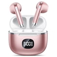 thumbnail image 1 of Audífonos Inalámbricos Bluetooth Audífonos 60H Graves Profundos Sonido Fuerte con 4 Micrófonos Llamada Clara Audífonos Cancelación de Ruido IP7 Intraaurales con Estuche de Carga Inalámbrica, 1 of 6