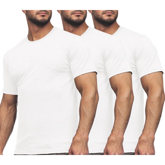 Playera para Hombre Shendy Vendy Manga Corta Cuello Redondo de Algodon Color Blanco
