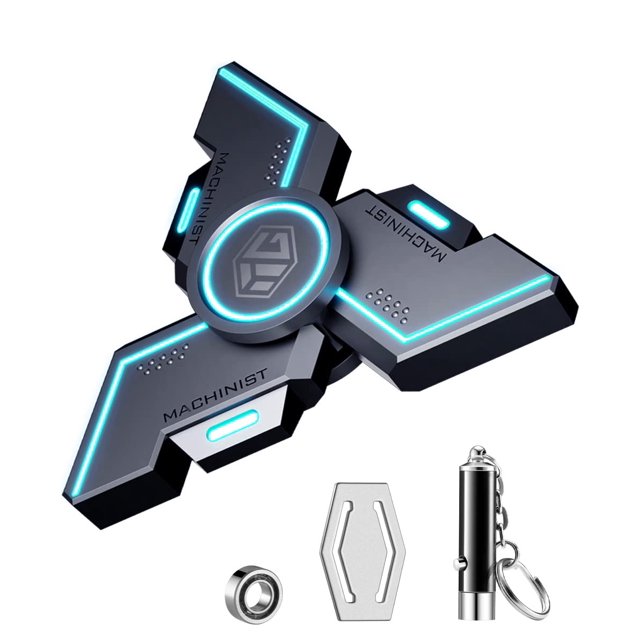 Fidget Spinner INNÔPLUS para niños con luz luminosa de metal
