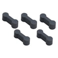 thumbnail image 2 of 2x5 Piezas De Conectores De Rieles Para Perros, Accesorios Para Vías De Tren De Madera, Adaptador De Rieles De Ferrocarril, Color Gris, 2 of 8