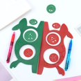 thumbnail image 2 of Magical Turtle Rabbits Drawing Stencil Geometric Spirographs Kit With Multi Function Ruler And 4 Gears For Creatives Patterns Red Or Green Random Delivery, 2 of 9