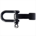 thumbnail image 2 of 10 Piezas de Hebilla de Grillete de Pulsera de Paracord, de Grillete de de Clip de Grillete D Ajustable para Pulsera de Supervivencia Negro, 2 of 5