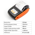 thumbnail image 4 of Impresora Recibo Portátil Imora de 58 mm Mini Entresión Térmica Wireless BT USB Mobile Mobile Con Rollo de Papel Térmico de 2 Pulgadas Compatible Con / iOS / System, 4 of 7