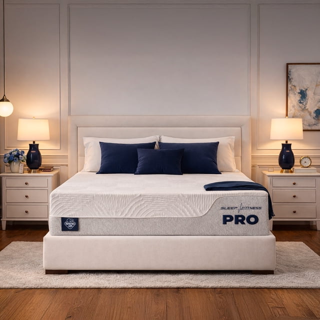 Colchón Individual En Caja Spring Air Sleep Fitness Pro Memory Foam Soporte Premium
