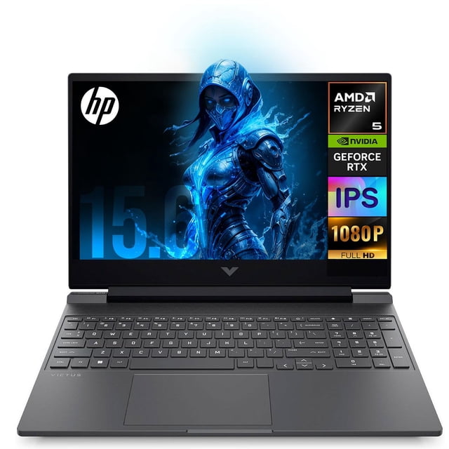 Laptop Gamer HP VICTUS 15-fb3032la Nvidia GeForce RTX 3050 6GB Ryzen 5 7535HS 16GB DDR5 512GB SSD Pantalla 15.6" IPS FHD 144Hz Windows 11 Teclado Español