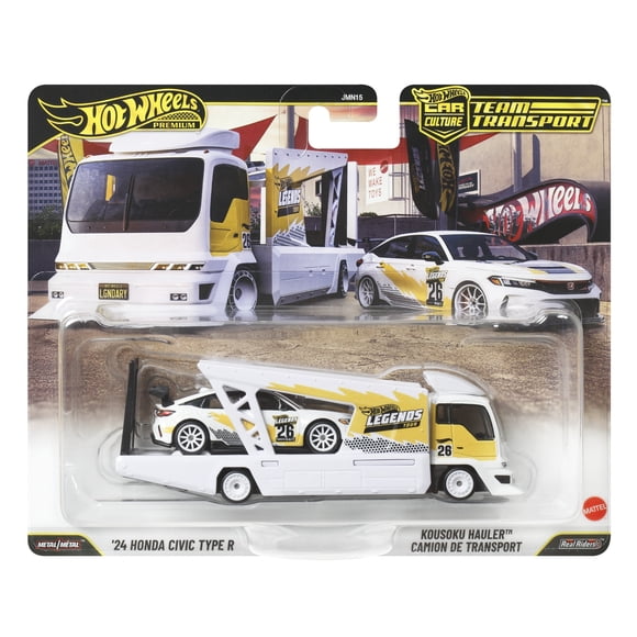 Vehículo de Juguete Mattel Mattel Hot Wheels Auto Transportador Legends