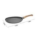 thumbnail image 3 of Sartén antiadherente | Batería de cocina de inducción de 20 cm | Sartén de chef de acero inoxidable para tortillas y freír | Apto para lavavajillas y fácil de limpiar | 1 pieza, 3 of 7