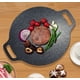 thumbnail image 4 of MTBLYS Sartén multiusos | Hierro fundido, antiadherente y distribución uniforme del calor | 24 cm, revestimiento de piedra Maifan coreana | Barbacoa, filetes, mariscos y tortitas, 4 of 9