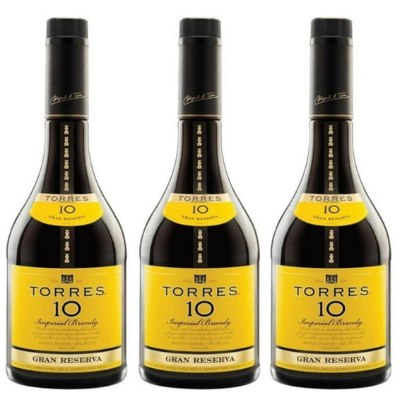 Paquete de 3 Brandy Torres 10 700 ml