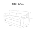 thumbnail image 5 of Sofá 3 Plazas Sefora, Atlas Del Descanso Color Gris, 5 of 5