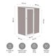 thumbnail image 3 of Cobertizo de Almacenamiento para Jardin Exterior Ranger Relan 143x89x186 de Acero Galvanizado, 3 of 12