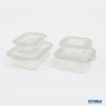 thumbnail image 2 of Juego de 4 Contenedores topper de Vidrio Styrka, 2 of 8