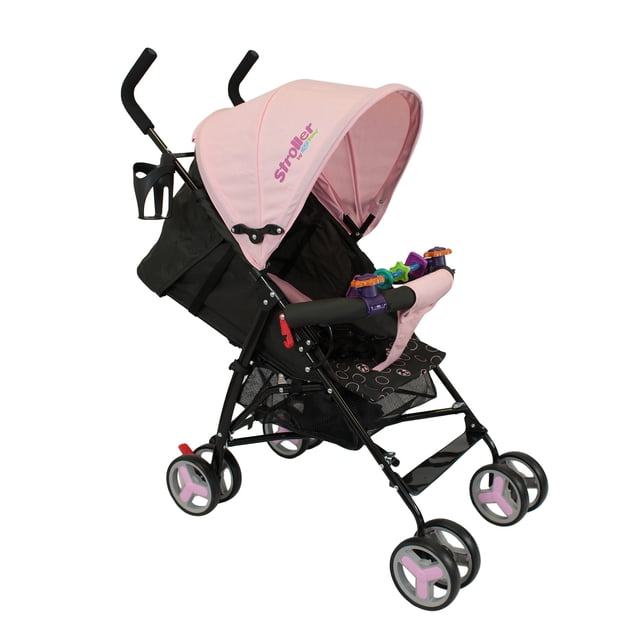Carriola Bastón Plegable Bebé Kool Baby Mod CAR-104 Rosa