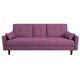 thumbnail image 2 of Sofá Cama Reclinable El Bazar Store Cancún Lino Rosa Brazos Separados Respaldo Abatible, 2 of 7