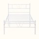 thumbnail image 3 of Cama Individual Blanca - 197x99cm Homemake Furniture, 3 of 6
