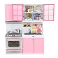 thumbnail image 2 of Mini juego de juguetes de cocina moderna con luces y sonidos para Rosado Sunnimix Modern Kitchen Toys, 2 of 8