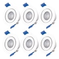 thumbnail image 1 of Pack 6 Luminarios Redondos Aksi 3w Luz Blanca, 1 of 1