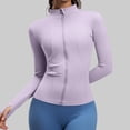 thumbnail image 2 of TaTaai Ladies Slim Fit Yoga Sports Jacket Fashion Nude Feeling Tight Fitness Outerwear for Running Training Workout Gym Daily Wear Gift, 2 of 8