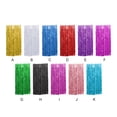 thumbnail image 4 of Billuyoard Cortina de oropel no tóxica e inodoro, telón de fondo personalizado para fiesta, decoraciones para fiesta de cumpleaños, cortina de Kits de decoración para fiestas Púrpura 6.5 pies, 4 of 6