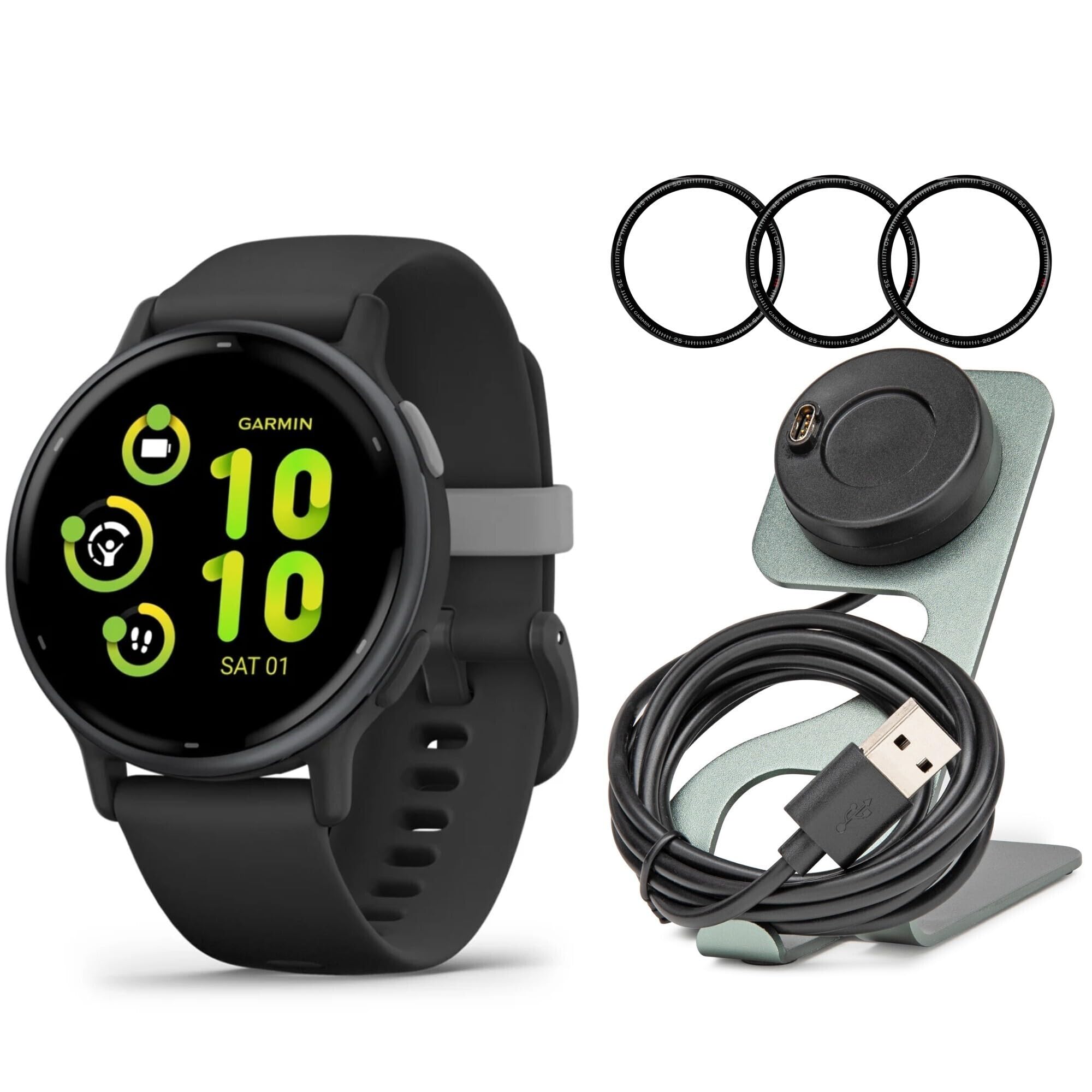 Reloj inteligente GPS para correr Garmin Forerunner 165 AMOLED de 1.2 pulgadas