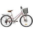 thumbnail image 2 of Bicicleta Urbana Para Mujer De Paseo R 26 TERRAFIT Vintage Venice Tf Rosa Dorado, 2 of 7