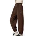 thumbnail image 1 of Odeerbi 8-14 Años Niñas Pantalones de Deporte de Pana Pantalones de Deporte Casual Con Cintura Elástica, 1 of 3
