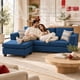thumbnail image 3 of Sala esquinera Modular Caprice izquierda o derecha, Atlas del Descanso color Azul, 3 of 8