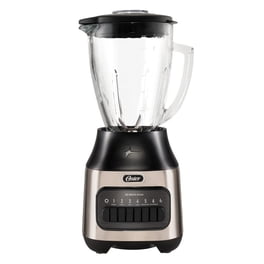 Licuadora Oster 6 Velocidades con Pulso Vaso de Vidrio 800 W Mod. BLSTPEG-NPB Plata