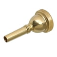 thumbnail image 3 of Boquilla de trompeta de trompeta chapada en oro 12C para instrumentos musicales, 3 of 6