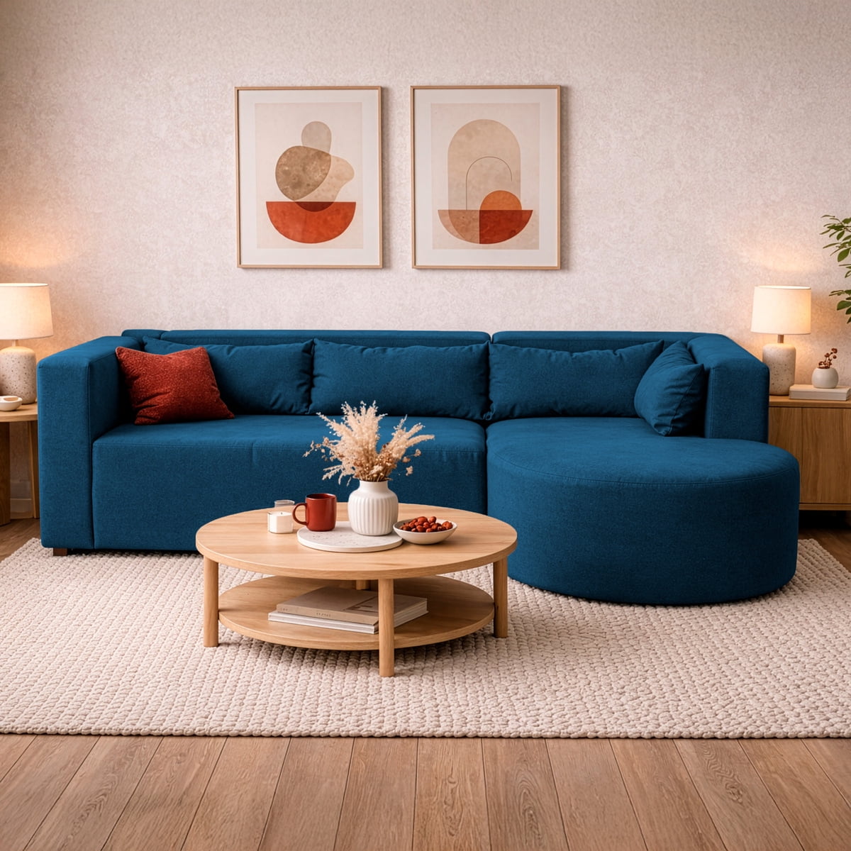 Sala Modular Kaly, Atlas Del Descanso Color Azul