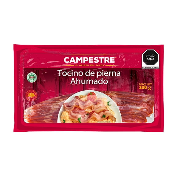 Tocino de pierna Campestre ahumado 200 g
