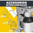thumbnail image 3 of Batidora Industrial Planetaria 30 Litros Acero Inoxidable 1500W Amasadora Mezcladora 3 Velocidades, 3 of 5