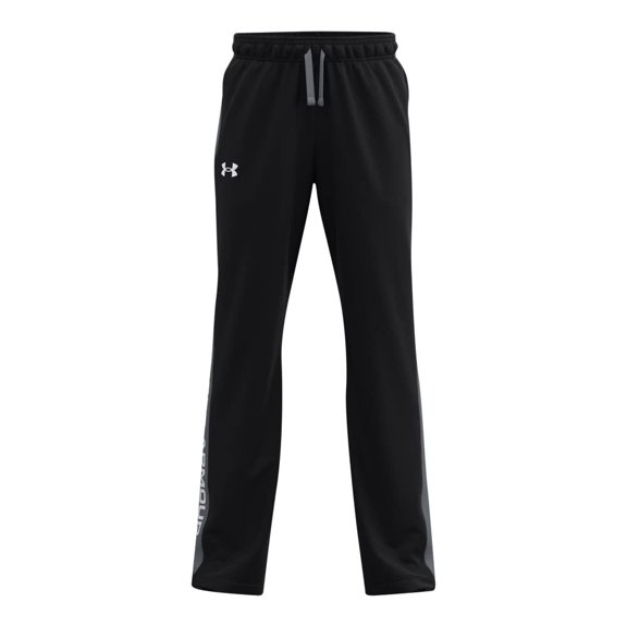 Pantalones Under Armour Brawler 2.0 para niños, color blanco y negro, talla pequeña