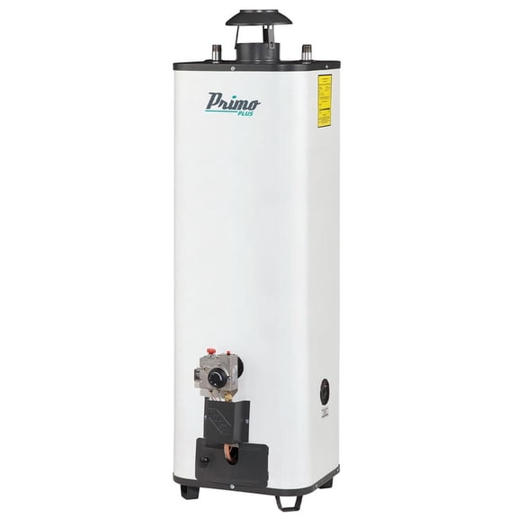 Calentador de Rápida Recuperación Primo Plus, IUSA, Piezoeléctrico, 12 L., Gas Natural blanco
