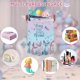 thumbnail image 5 of Cesta de lavandería para niños con diseño de sirena, cesta de lavandería para bebés y niñas, con dis, 5 of 6