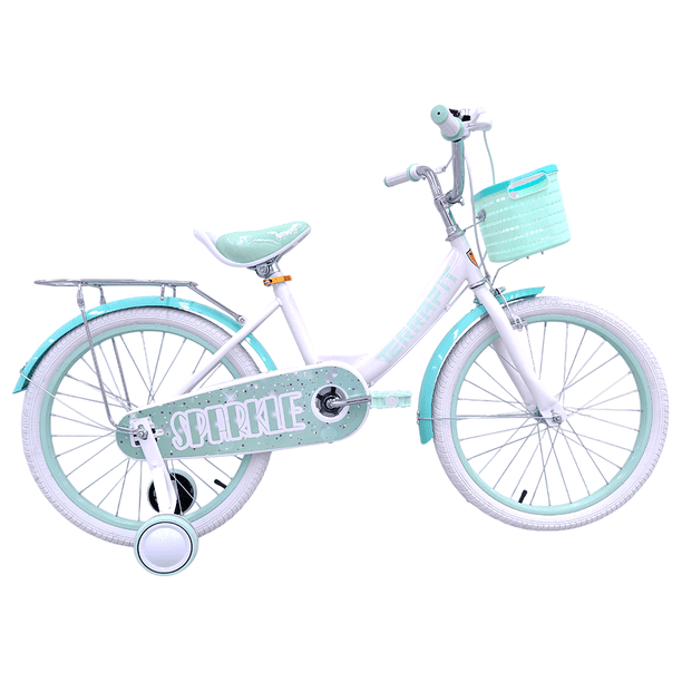 Bicicleta Infantil para Niña SPARKLE R20 Menta