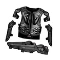 thumbnail image 4 of Traje de protección para motocicleta para niños, cómodo protector de pecho, columna vertebral y espalda para exteriores Negro, 4 of 9