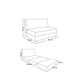 thumbnail image 4 of Sofa Cama Individual Compacto Tela Suede Color Gris, 4 of 4