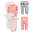thumbnail image 1 of Conjunto de ropa de dormir Simple Joys para bebé niña Pink Bunny 3-6M, 1 of 4