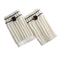 thumbnail image 1 of Inteprter Puños para botas, tejido, fácil de combinar, protector, estirable, moldeador de moda, manga de pantorrilla, calentador de piernas Suministros térmicos Blanco, 1 of 6