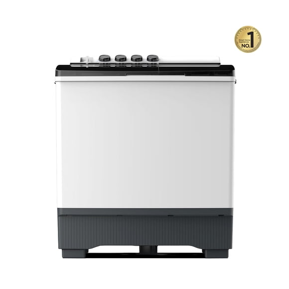 Lavadora Semiautomática Midea Doble Tina 17kg Twin Force Blanca MT100W170/W-MX