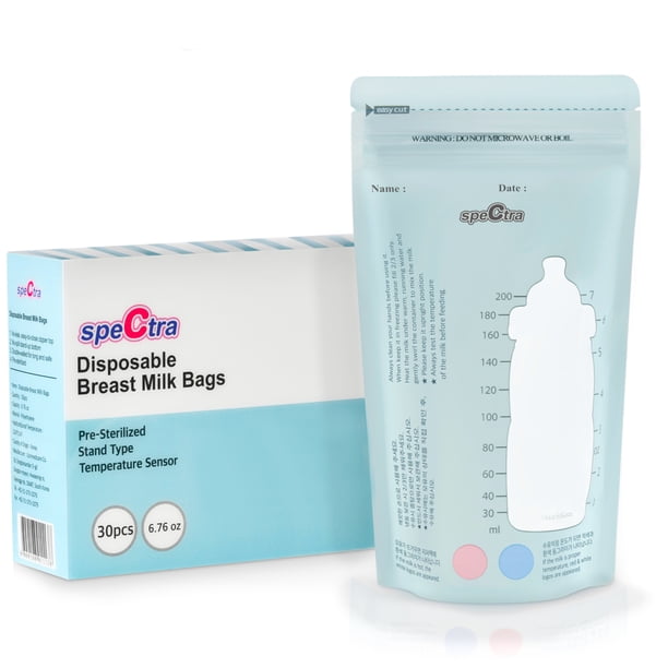 Bolsas de Almacenamiento de Leche Materna Spectra Preesterilizadas 200ml 30 PIEZAS