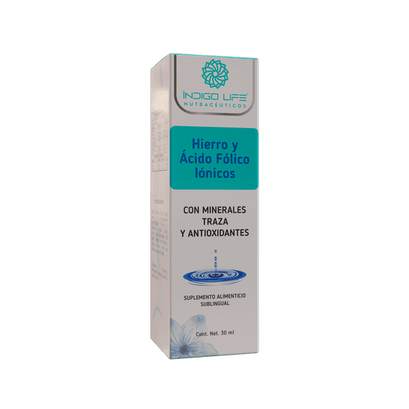 Hierro Ionizado, Ácido fólico y Minerales Traza 30 ml
