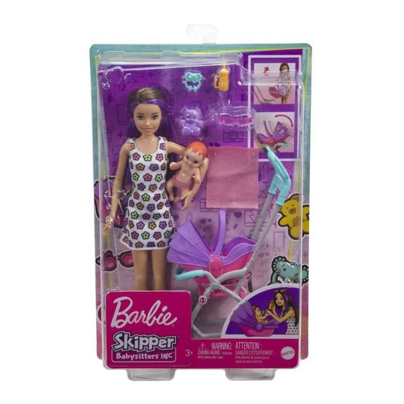 Muñeca Barbie Skipper Babysitters Tarde de Paseo